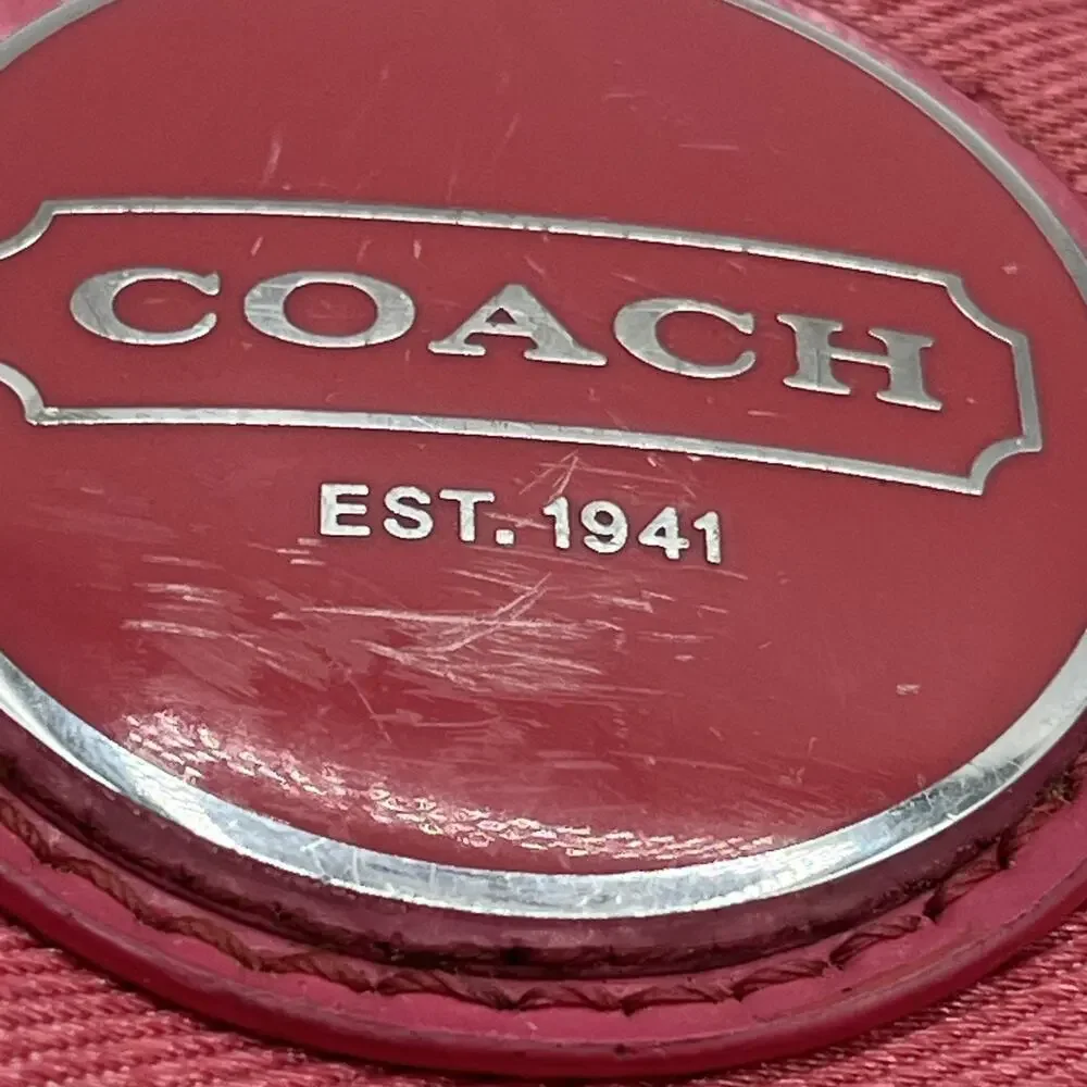 Y2K Vintage Coach F17439 SoHo Pink Beige Bag With Wristlet STINKY DIRTY AS IS